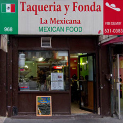 GetMyMeal: Taqueria y Fonda la Mexicana Home